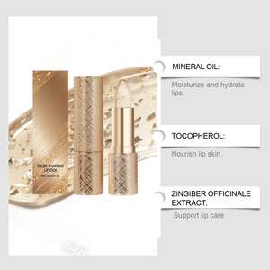 Baume à lèvres hydratant et nourrissant changeant de couleur 3g Utilisation quotidienne pour les lèvres sèches - Product Image 3