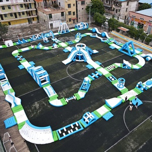 Parque de Obstáculos Acuáticos Inflables Personalizado para Niños y Adultos, Parques Flotantes al Aire Libre, Parque Acuático Flotante Inflable Comercial - Product Image 1
