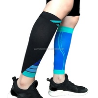 Chaussettes de compression pour jambe de sport à manchon de mollet en nylon personnalisé