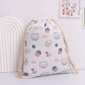 Bolsa de Tela de Algodón con Cordón, Personalizada, Ecológica, Reciclada, con Logotipo Personalizado, Colorida y Suave - Product Image 5