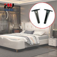 Accessoires de quincaillerie HUAWEI Raccords à usage domestique Revêtement en aluminium Pieds de canapé Pieds de meuble d'armoire de table de bureau en plastique
