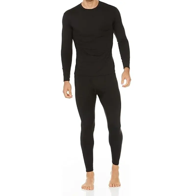 OEM Wholesale Manufacturer Mens Thermo Underwear Heated Long Johns Set Custom Mens Thermal Underwear