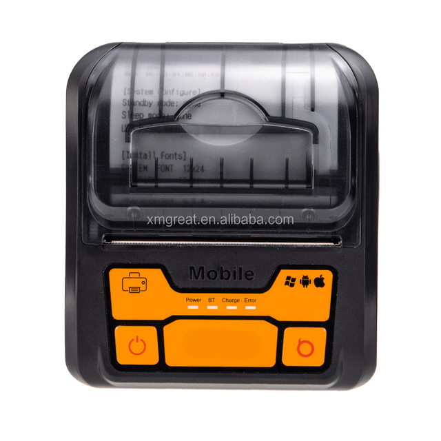 80mm Thermal Paper Width Adjustable Mini Inkless Sticker Printing Machine Label Printer with Free App