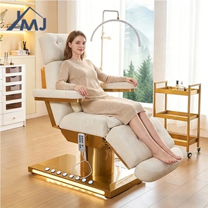 <span class=keywords><strong>Camilla</strong></span> Eléctrica de Lujo para Salón de Belleza, Extensible, para Tratamientos Faciales, Spa, Masajes y Pestañas - Product Image 1