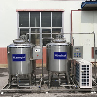 Promotion : Cuve de Pasteurisation et de Fermentation en Acier Inoxydable 100L, 150L, 200L, 300L pour Crème Glacée, Lait et Jus – Machine de Refroidissement et Pasteurisation