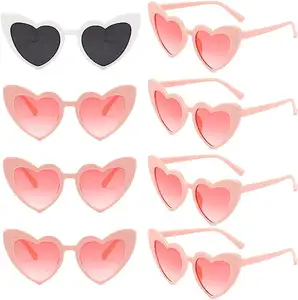 Bachelorette Sunglasses 8 Pairs Heart Shaped Sunglasses bachelorette party favors heart sunglasses