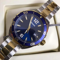 Montre mécanique pour homme TAGT la plus vendue, 43 mm, verre saphir, aiguilles lumineuses, étanche, acier inoxydable, montre de sport simple