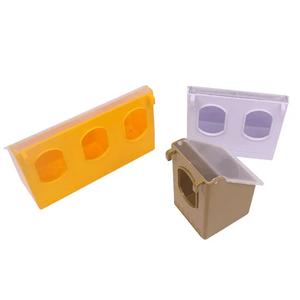 鳩用給水器、ウズラ、鳥、ペット用ボウル、1穴、<span class=keywords><strong>2</strong></span>穴、3穴、家禽、鳥、ケージ用鳩用給餌器 PH-132 - Product Image 3