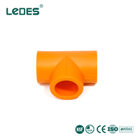 Fabricants de tuyaux PPR directs d'usine, certifiés NSF, raccords en T PPR vert/orange, accessoires de tuyauterie PPR à 3 voies, raccords d'alimentation en eau