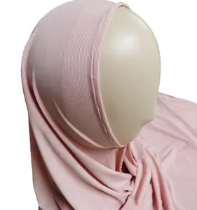 حجاب من الجيرسيه المضلع خفيف الوزن مخصص للنساء من Tudung حجاب من الجيرسيه
