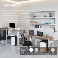 Cadre de bureau debout réglable en hauteur intelligent à moteur unique électrique moderne pour le bureau à domicile