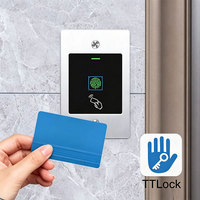Lecteur de contrôle d'accès par empreinte digitale Bluetooth Secukey EF2-Ble, lecteur de carte RFID Mi-fare, TTLock, IP67