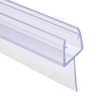 Manufactory Supply Hot Verkoop Badkamer Doucheruimte Afdichting Strip Elexible Extrusie Doorzichtig Glazen Deur Bodem Afdichtstrip