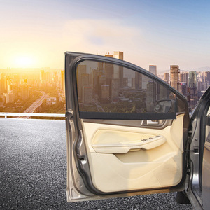 Pare-soleil magnétique pour voiture, pare-soleil en maille pour fenêtre latérale, universel, semi-transparent, pour la rangée avant et arrière, lot d'une seule pièce - Product Image 1