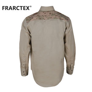 Frartex بيع بالجملة NFPA2112 لحام مقاوم للحريق <span class=keywords><strong>FR</strong></span> ملابس قميص مقاوم للهب للرجال - Product Image 2