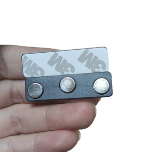 Imán de neodimio en forma de bloque para uso industrial Etiqueta magnética de acero Ndfeb con servicio de procesamiento de corte Insignia de nombre permanente - Product Image 2
