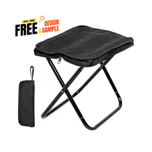 Wholesale Customizable Portable <b>Folding</b> Iron <b>Stool</b> Tote-Bag Chair for Outdoor Activities-for Fishing Camping Picnics Hiking - Product Image 3