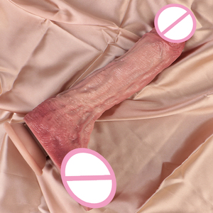 Sensación de experiencia realista de la piel de simulación del consolador masculino usando un proceso de doble capa con ventosas adecuado para homosexuales - Product Image 3