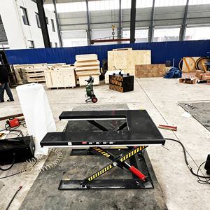 Plateforme élévatrice à ciseaux électrique avec pompe hydraulique en forme de U ou de <span class=keywords><strong>E</strong></span> - Product Image 2