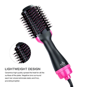 <span class=keywords><strong>Brosse</strong></span> coiffante à air chaud tout-en-un : séchage et peignage combinés pour sculpter les cheveux et rehausser la brillance - Product Image 2
