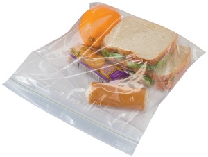 Sacs plastiques transparents à double fermeture, en polyéthylène basse densité (PE), qualité alimentaire, avec fermeture à glissière, pour légumes - Product Image 5