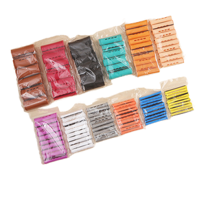 Outils professionnels de coiffure à froid pour salon de coiffure, comprenant des bigoudis en plastique, des élastiques à cheveux et des rouleaux à cheveux, vente en gros - Product Image 2