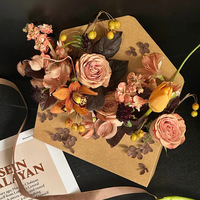 Caja de Regalo Plegable para Flores, Cajas para Ramos de Flores, Caja de Embalaje para Floristería