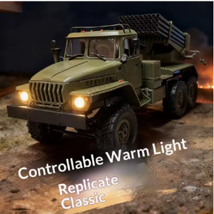 Voiture RC WPL B36 B36-2 B36-3 6WD, modèle de véhicule de transport à l'échelle 1:16, six roues motrices, tout-terrain, jouets de camion RC - Product Image 2