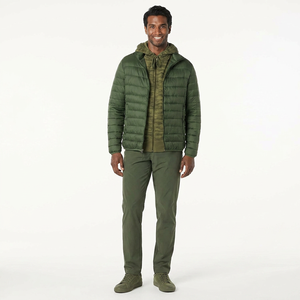 Blouson matelassé avec manches Blouson d'hiver personnalisé pour homme Blouson à capuche Motif imprimé Prix bas - Product Image 1