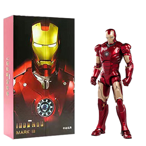 Zd Toys Iran Man Originale Autentico <span class=keywords><strong>Marvel</strong></span> Edizione 10° Anniversario Modello Mk3 Giocattolo in PVC ABS Non Luminoso 1/10 <span class=keywords><strong>Action</strong></span> Figure Articolato - Product Image 1