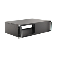 Boîtier de contrôle industriel en aluminium 3U sur mesure, châssis de montage en rack, fabrication en tôle, découpe laser, revêtement en poudre IP54