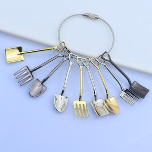 Mayorista Retro Cocinero Llavero Chef Herramienta pala Cuchara Tenedor Llavero 3D metal Llaveros Cubiertos Llavero Cocina Regalo chico llavero - Product Image 1