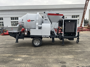 Remorquage derrière la pompe bétonnière avec moteur diesel célèbre ou moteur électrique tuyau de livraison gratuit de 100m de long - Product Image 3