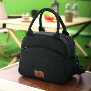 Sac à lunch isotherme Beilian noir grande capacité, portable, pour le stockage des aliments, pour les employés de bureau, utilisation en extérieur - Product Image 1