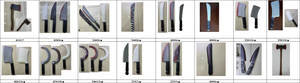<span class=keywords><strong>Halloween</strong></span> armas sangrientas falso plástico <span class=keywords><strong>carnicero</strong></span> cuchillo Hoz - Product Image 2
