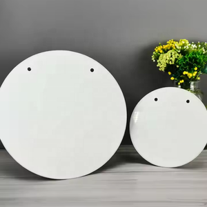 مخصص التسامي الألومنيوم فارغة دائرة معدنية علامة لمعان أبيض 8 "" 10 "" 12 "" 20 "جولة فارغة في شكل لفائف - Product Image 1