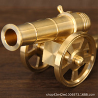 Modèle de canon en laiton, canon Feng Shui en cuivre, décoration d'entrée, ornement, cadeau, canon de cérémonie d'ouverture, cadeau