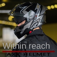 Nouveau casque de moto intégral en ABS pour hommes et femmes, certifié DOT ECE, double visière pour le sport, la course sur route et la conduite