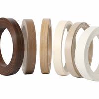 Bande de chantournage PVC de haute qualité, épaisseur 0,45 mm-3 mm, largeur 15-600 mm, prix compétitif, pour meubles, tables, armoires et bords de panneaux de bois