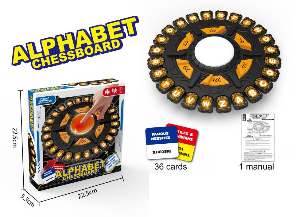 24-Letter Fast Paced Word Game-English [Orange]