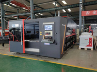 Machine de découpe laser à fibre 6000W, haute précision, commande CNC 4 axes Cypcut pour tôles en acier inoxydable