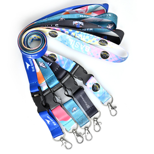 제조업체 무료 샘플 저렴한 목 끈 공장 직접 판매 사용자 정의 폴리에스터 끈 - Product Image 1