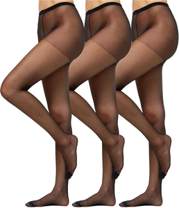 Collants noirs mats ultra-fins en nylon 20 DEN pour femmes, transparents et doux, parfaits pour l'été – Vente en gros - Product Image 1