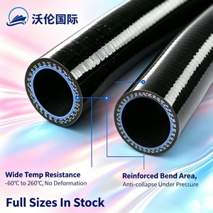 <span class=keywords><strong>Tuyau</strong></span> en silicone flexible haute performance, diamètre extérieur <span class=keywords><strong>63</strong></span>-51 <span class=keywords><strong>mm</strong></span>, <span class=keywords><strong>tuyau</strong></span> de refroidissement de turbocompresseur moulé personnalisable - Product Image 5