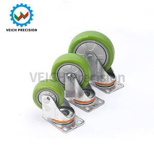 3/<strong>4</strong>/<strong>5</strong> <strong>Inch</strong> Furniture Caster Soft Rubber Universal Wheel Swivel Caster Roller Wheel for Platform <strong>Trolley</strong> Accessories - Product Image 5