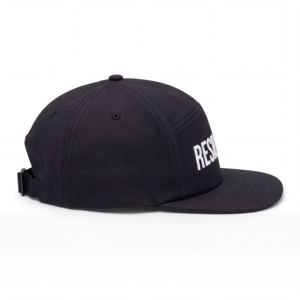 Casquette de course Lifestyle 5 panneaux en similicuir polaire unisexe réglable avec fermeture snapback, impression par transfert thermique, logo personnalisé, articles promotionnels - Product Image 4