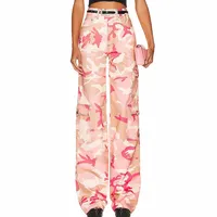 Boutique Store Plus Size Pink Camouflage Print Stretchy Magic Trousers in  White  Lyst UK