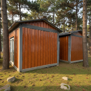 <span class=keywords><strong>Casa</strong></span> Contenedor Plegable Modular <span class=keywords><strong>de</strong></span> 20 Pies, Económica, para Camping, con Ruedas, Desplegable, en Paquete Plano - Product Image 1