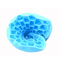 Coussin de soutien lombaire en gel Massage Sièges de voiture pliés amovibles Avion d'allaitement Hôtel Camping Chaises de bureau Col carré