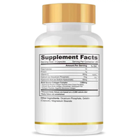 Gélules de Collagène Végétal Congelé à la Vitamine C, Marque Privée OEM, 60 Capsules, Anti-Âge, Éclaircissant pour la Peau, Complément de Beauté pour Adultes